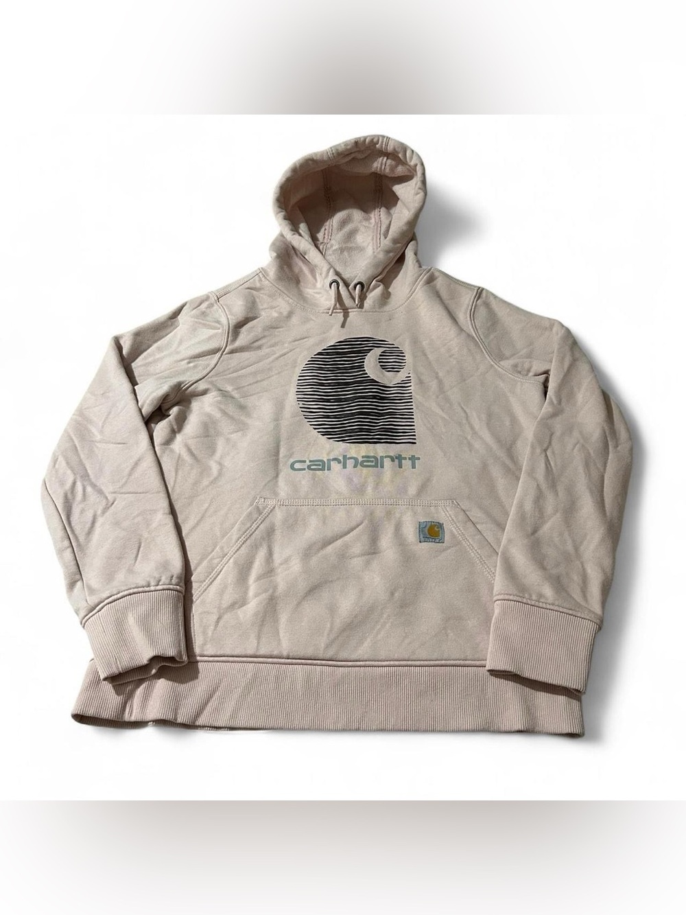 Women’s Carhartt Rain Defender Light Pink Hoodie Size Medium